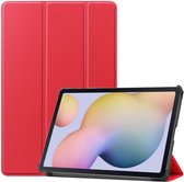 Samsung Galaxy Tab S7 Tri-fold Hoes Rood