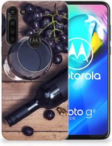 Telefoonhoesje Motorola Moto G8 Power Leuk TPU Backcase Wijn