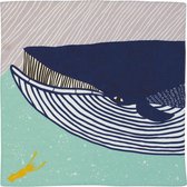 Furoshiki - Japanse Doek - Wandkleed | Walvis - 50cm