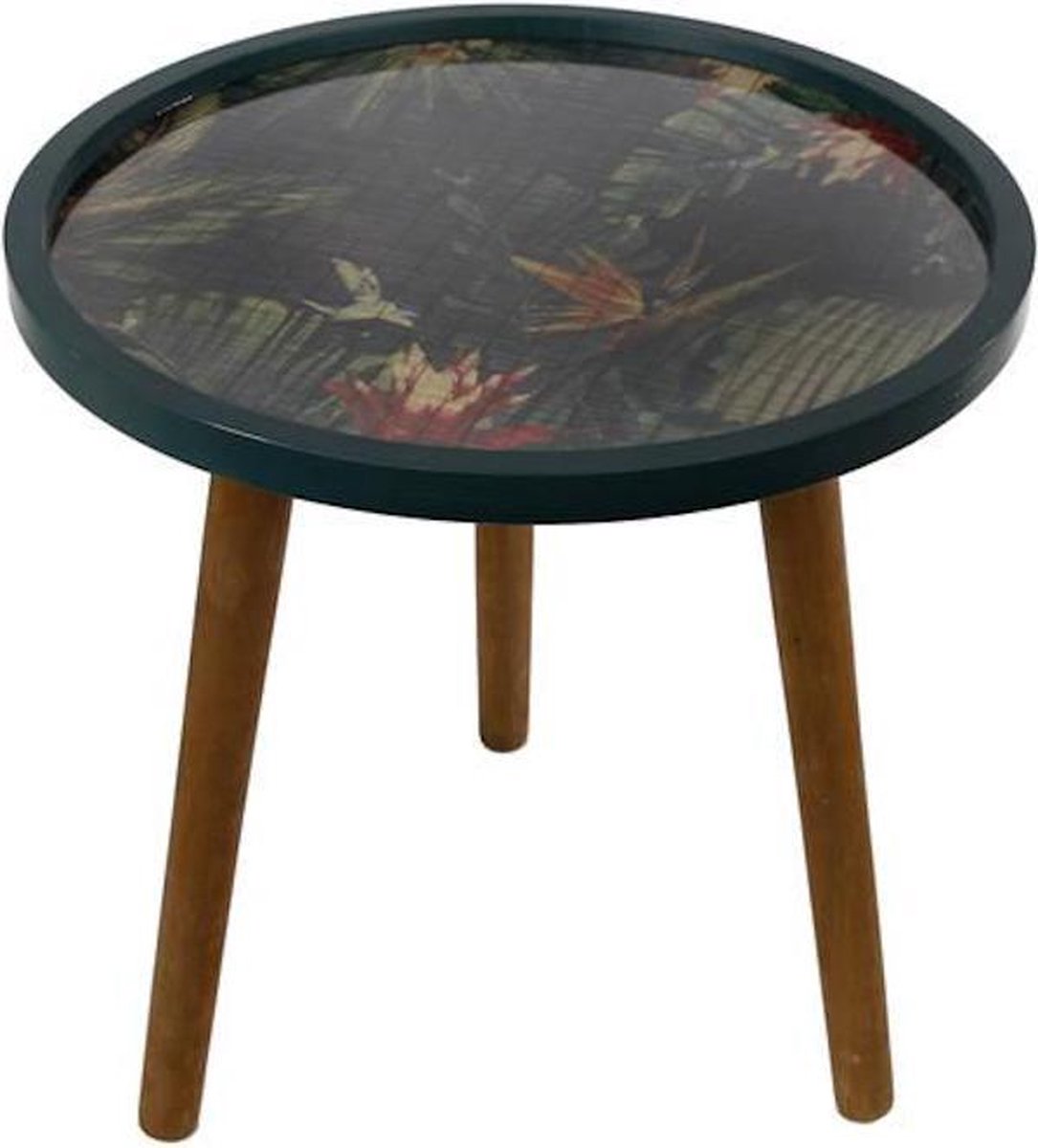 Table basse ronde élégante et cool avec imprimé safari sur le plateau de  table '... | bol.com
