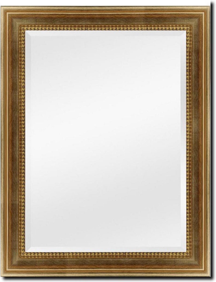 Spiegel Nino Antiekgoud Buitenmaat 65x75cm