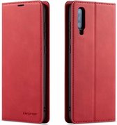 Huawei P30 Telefoonhoesje | Hoogwaardig Leren Bookcase | Portemonnee | Rood