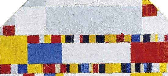Piet Mondriaan, Victory Boogie Woogie, 1942-1944 op canvas, afmetingen