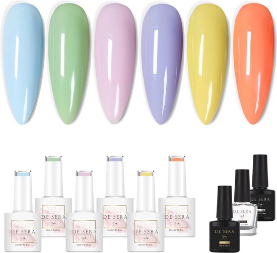 De Sera Gellak Starterspakket 9delige Gellak Set Gel