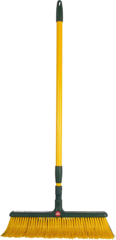 Foto: Gardi rex claw brush klauwbezem met telescoopsteel 45cm breed veger bezem