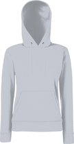 Fruit Of The Loom Vrouwen Dames Fit Sweatshirt Met Capuchon / Hoodie (Heather Grijs)