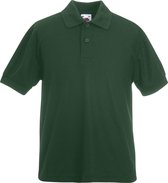 Fruit Of The Loom Kinder / Kinderen Unisex 65/35 Pique Polo Shirt (2 stuks) (Bottle Groen) 9-10 jaar