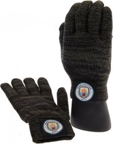 Taylors - Kinder Manchester City FC Luxe Touchscreen Handschoenen (Grijs)