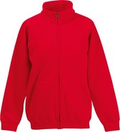 Fruit Of The Loom Kinder / Kinderen Unisex Poly-Katoen Sweat jack (Rood)