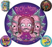 Rick And Morty Stickers (Multi-color)
