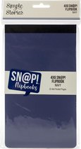 Simple Stories - Sn@p Flipbook/ Fotoboek - met 10 Pocket pagina's van 10x15cm - Navy