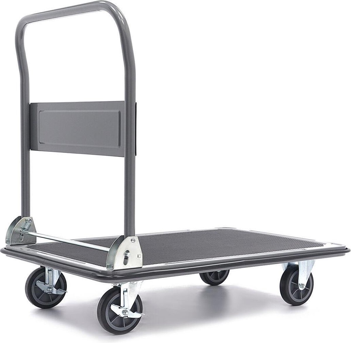 350 Kilo Opvouwbare Transportwagen / Transportkar / Plateauwagen / Bagagekar met Rem – foto 7