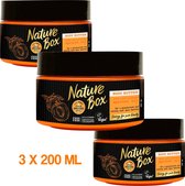 Nature Box Pure Nature Vegan Body Butter - 3 x 200 ml - Voordeelverpakking