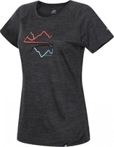 Hannah T-shirt Vicky Dames Merinowol/viscose Grijs Mt Xl