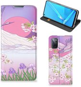 Smartphone Hoesje Cadeautjes voor Vrouwen OPPO A52 | A72 Book Style Case Bird Flying