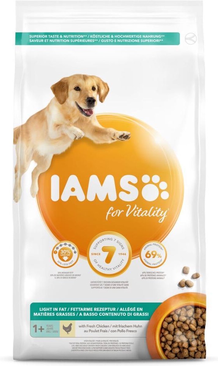 IAMS Dog Light in Fat 3 kg