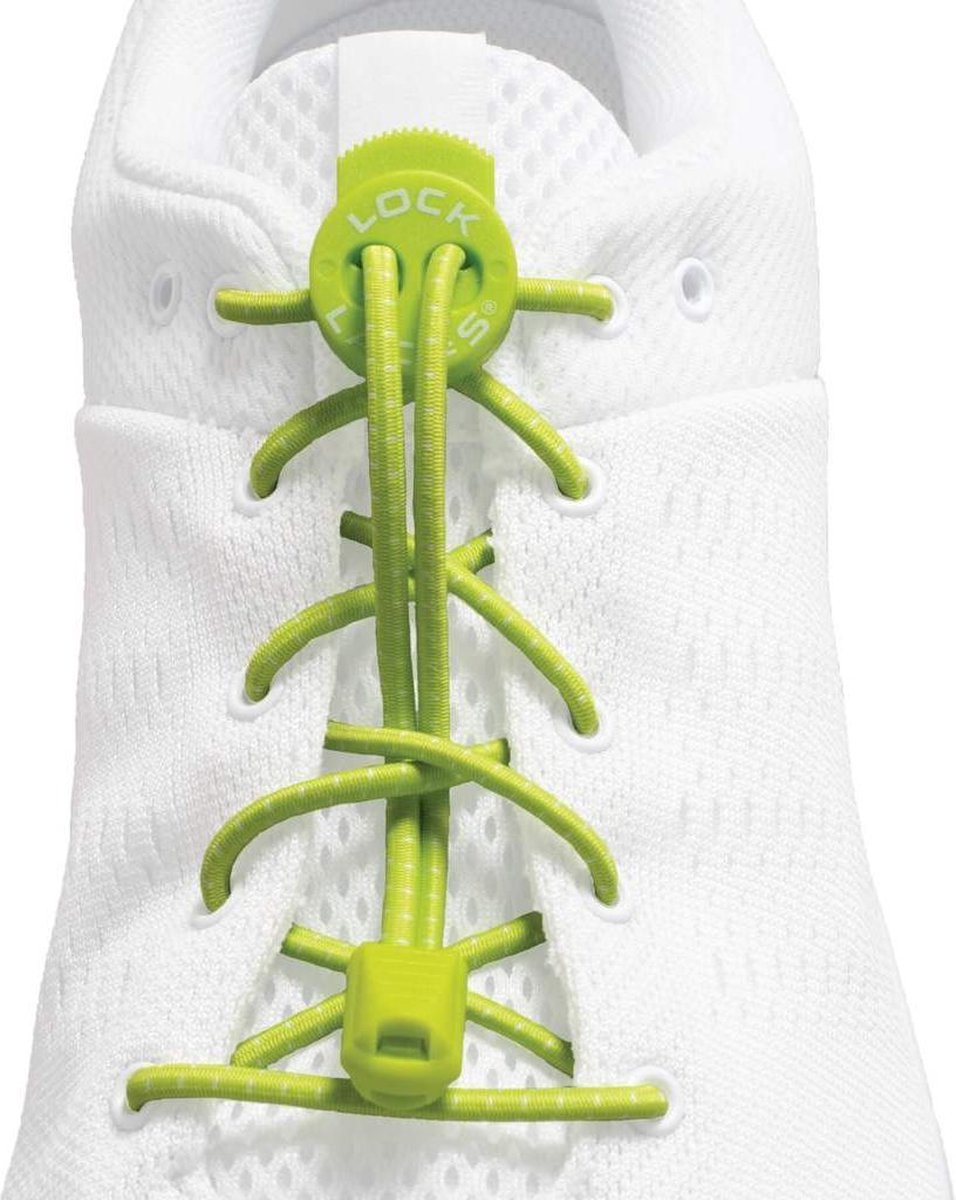 Lock Laces Groen - Elastische schoenveters - Hardlopen