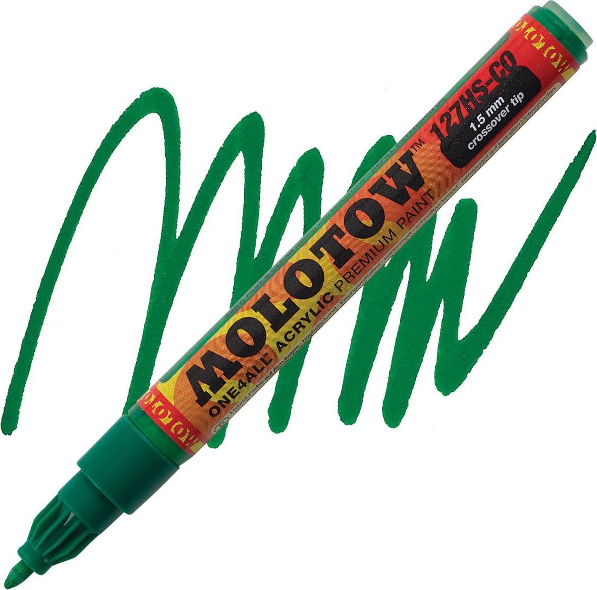 MOLOTOW 127HS-CO Acrylic Marker 1,5mm - 096 Mister Green