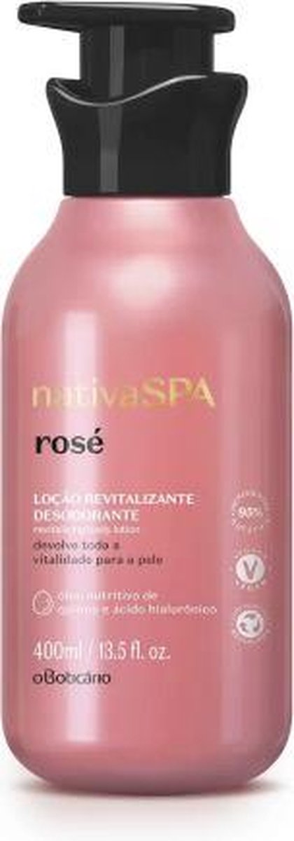 Goedkoopste o Boticário Nativa SPA Hydraterende Bodylotion Rosé - Rozengeur 400ml