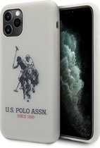 US Polo Telefoonhoesje voor Apple iPhone 11 Pro - TPU - Wit - Bescherm je Telefoon met Back Cover