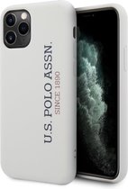 US Polo Apple iPhone 11 Pro Wit Backcover hoesje - effect Logo