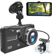 DrPhone DUOCAM-HD - Dashcam - Full HD 1080P 4 Inch IPS DVR -  Auto Camera Lens Dash Cam Nachtzicht - Parkeer Monitor