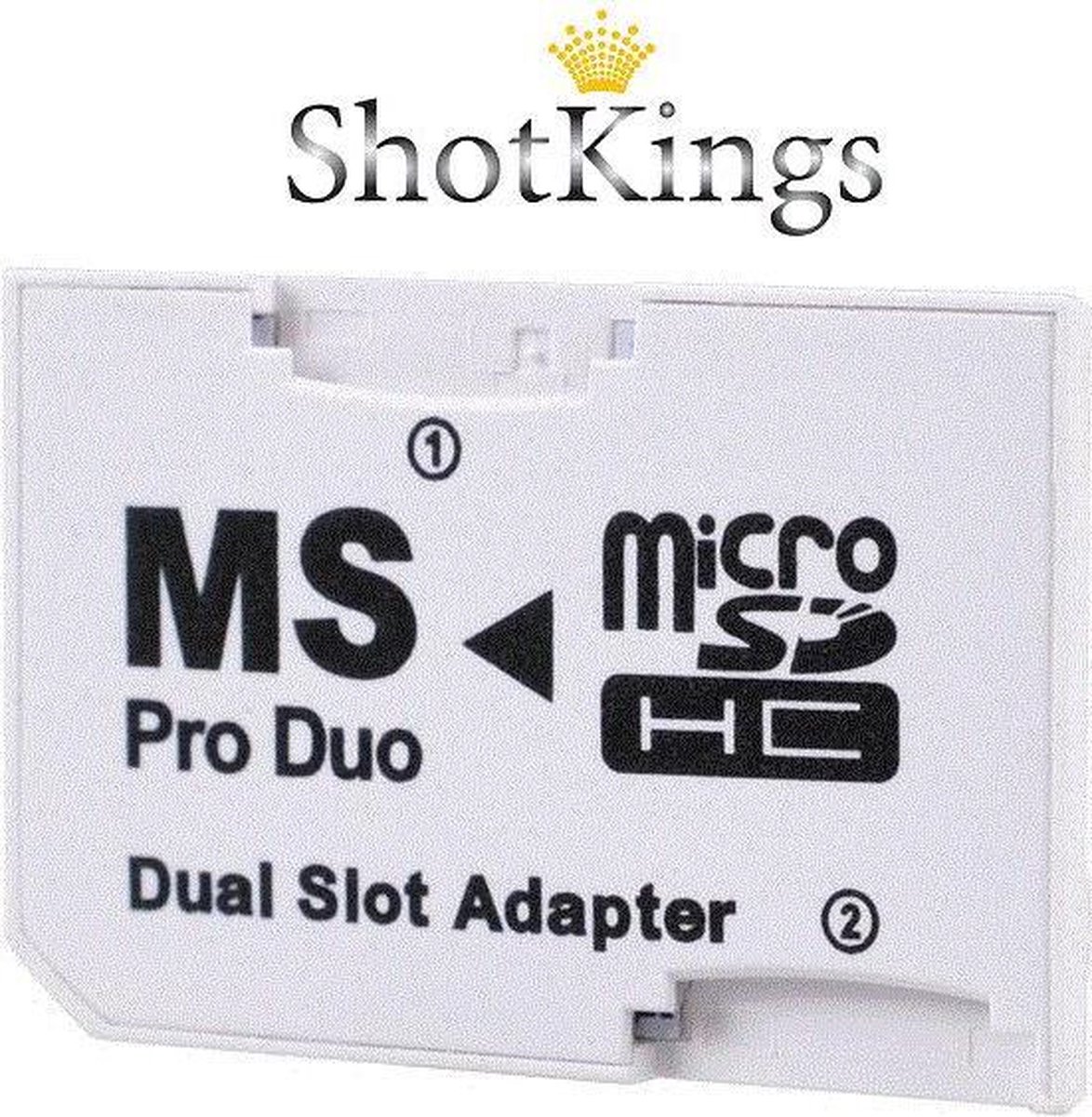 Micro SD naar Memory Stick Pro Duo geheugenkaart adapter voor o.a. PSP of camera Sony - Shotkings