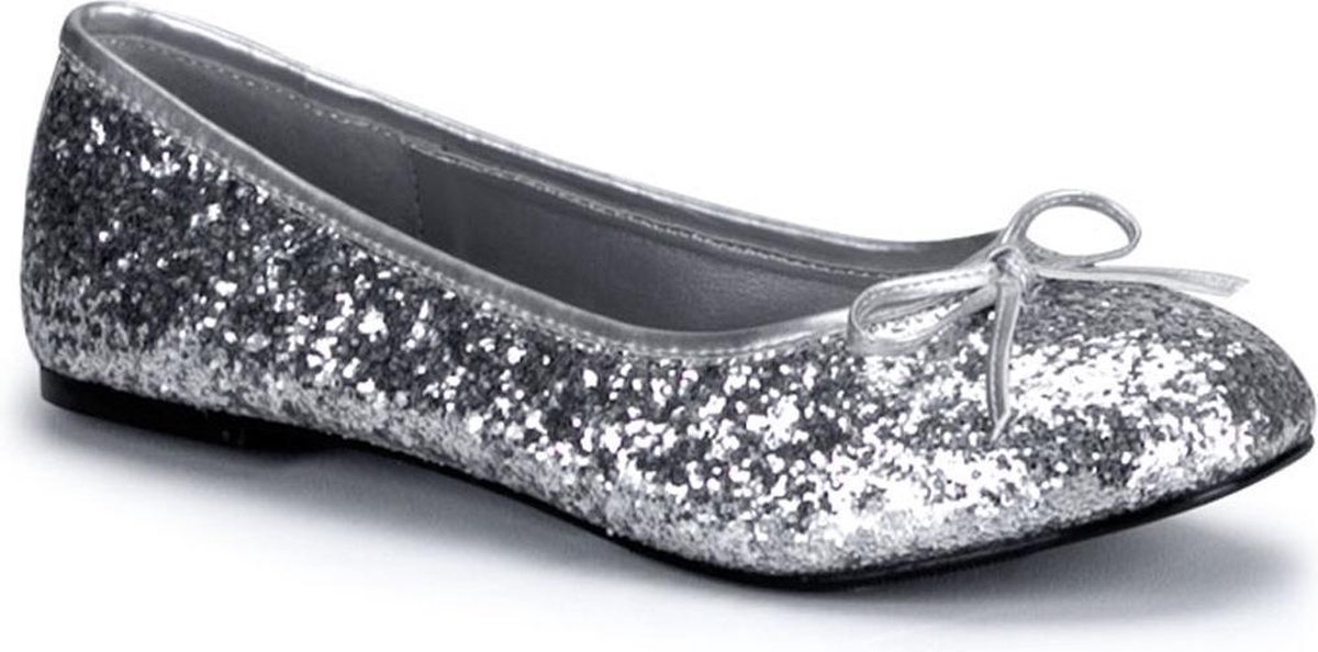 metriek Manga Elegantie Zilveren ballerina schoenen met glitters 39 | bol.com