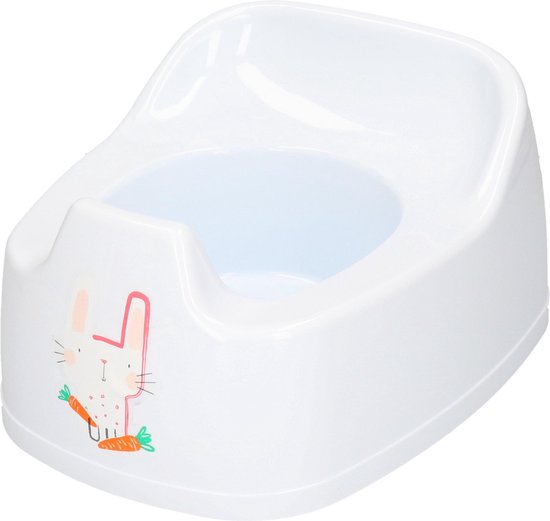 1x Pot Bébé/ bambin pipi / pot de toilette blanc imprimé avec ours 27 cm  -... | bol.com