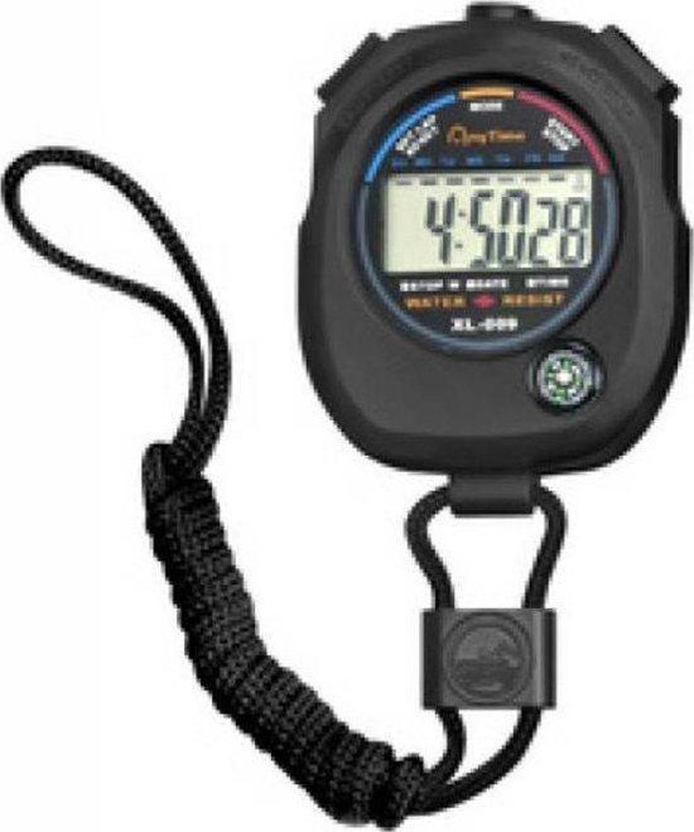 Stopwatch waterdicht zwart