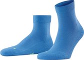 FALKE Cool Kick Korte Sokken sneakersokken dun zacht zonder motief kwartlengte zomer effen met wattering Ademend Sneldrogend Blauw Unisex sokken - Maat 42-43