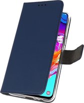Bestcases Pasjeshouder Telefoonhoesje - Hoesje Geschikt voor Samsung Galaxy S20 Ultra - Navy