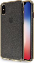 Azuri flexible glitter cover - Goud - Voor Apple iPhone X, Apple iPhone XS & Apple iPhone 11 Pro