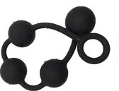 ToySecrets - Zwarte anaal ballen - Medium