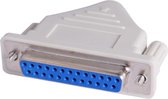Transmedia Seriële adapter 25-pins SUB-D (v) - Mini DIN 6-pins PS/2 (v)