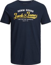 JACK&JONES JUNIOR JJELOGO Jongens T-Shirt - Maat 128