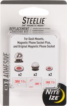 Steelie Universal Adhesive Replacement Kit voor Dash Mount + telefoon Socket Vervangings Sticker set