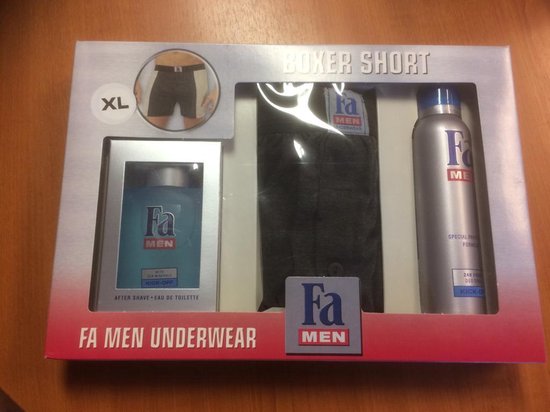 Bol Com Fa Men Giftset Boxer Short Xl Deoderant Eau De Parfum