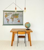 Tinkle&Cherry - Textielposter - Wereldkaart