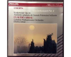 Chopin  Piano Concerto No. 2 & "Krakowiak"Op. 14   C. Arrau LPO