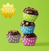 Muffin Bakvormen / Muffinvorm Cupcake Papier Vormpjes - 100 Stuks