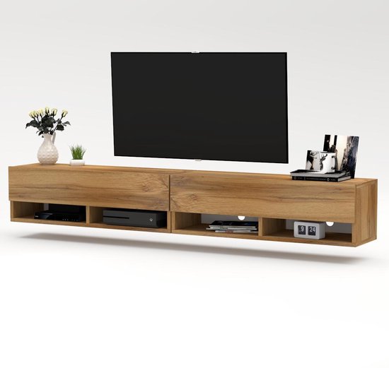 interieur Vertrouwelijk Zakenman AZ Home - Tv meubel Alano - Eiken - Kast - 200 cm | bol.com