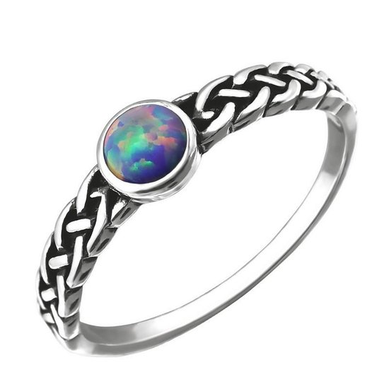 Zilveren Ring met Multi Lavender Steen