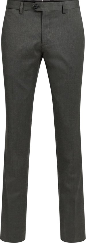 WE Fashion Heren slim fit pantalon van wolblend - Maat S (46) | bol.com