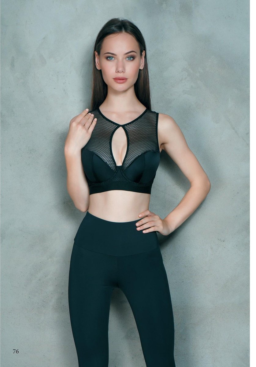 MILENKA - sportlegging - corrigerend - zwart - maat 40