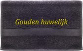 Handdoek - Goudenhuwelijk - 100x50cm - Grijs