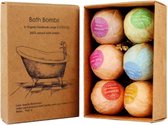 6x Bain Boules effervescentes - Bath Bombs bio - Fragrant Badbruistabletten - Geur et couleurs Boules effervescentes - 60 grammes de Bath Bombs différentes Bombes