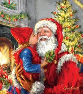 Kissing Santa - 500 XXL stukken - Legpuzzel