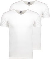 Alan Red T-shirt 6681 Oklahoma 2-pack White Mannen Maat - XXL