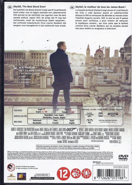 James Bond - Skyfall (Dvd), Judi Dench | Dvd's | bol.com